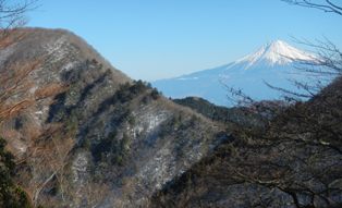 真富士神社から富士山と第二真富士山